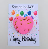 Birthday Bath Bomb Favors, Birthday, Birthday party favors, birthday favors, classroom, favors, party favors, classroom favors, kids favors