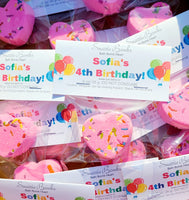 Class Favors, Party favor, Kids Party Favors, Bath Bomb, Birthday Party Favors, kids party favor, bath bomb birthday, Personalize, custom