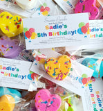 Class Favors, Party favor, Kids Party Favors, Bath Bomb, Birthday Party Favors, kids party favor, bath bomb birthday, Personalize, custom