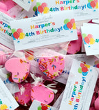 Birthday Bath Bomb Favors, Birthday, Birthday party favors, birthday favors, classroom, favors, party favors, classroom favors, kids favors