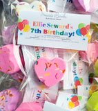 Birthday Bath Bomb Favors, Birthday, Birthday party favors, birthday favors, classroom, favors, party favors, classroom favors, kids favors