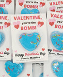 Valentine Bath Bombs, Class Valentines, Classroom Valentines, Valentines Kids Class, Valentines, Valentines for class, Valentine's gifts