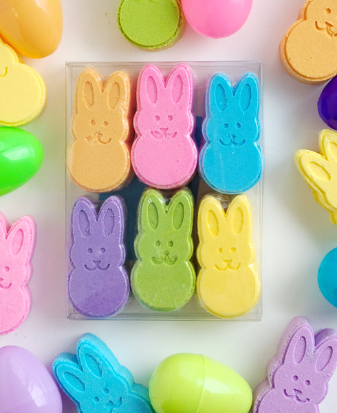 Bunny Bath Bombs, Easter Bath Bombs, Easter basket stuffers, Easter basket fillers, Easter, kids bath bombs, bath bombs for kids