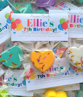Birthday Bath Bomb Favors, Birthday, Birthday party favors, birthday favors, classroom, favors, party favors, classroom favors, kids favors