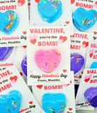 Valentine Bath Bombs, Valentine Bath Bomb, bath bomb, bath bombs, bath bombs for kids, kids bath bombs, bulk, valentines, valentines gift