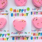 Birthday Bath Bomb Favors, Birthday, Birthday party favors, birthday favors, classroom, favors, party favors, classroom favors, kids favors