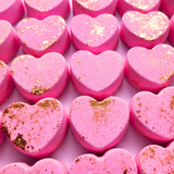 10 Sparkling Heart Bath Bombs