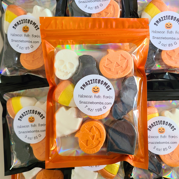 New- Halloween Bath bombs, Halloween BATH BOMB, Halloween party favors, Halloween gifts, Halloween, fizz, bath dust, bath bomb dust, fizzy