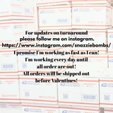 Class Valentine Bath Bombs