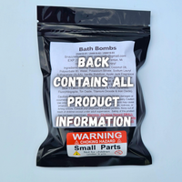 Bagged Halloween Bath Bombs