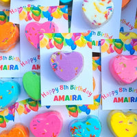 Birthday Bath Bomb Favors, Birthday, Birthday party favors, birthday favors, classroom, favors, party favors, classroom favors, kids favors