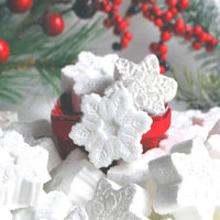 Mini Snowflake Bath Bombs