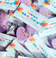 Class Favors, Party favor, Kids Party Favors, Bath Bomb, Birthday Party Favors, kids party favor, bath bomb birthday, Personalize, custom