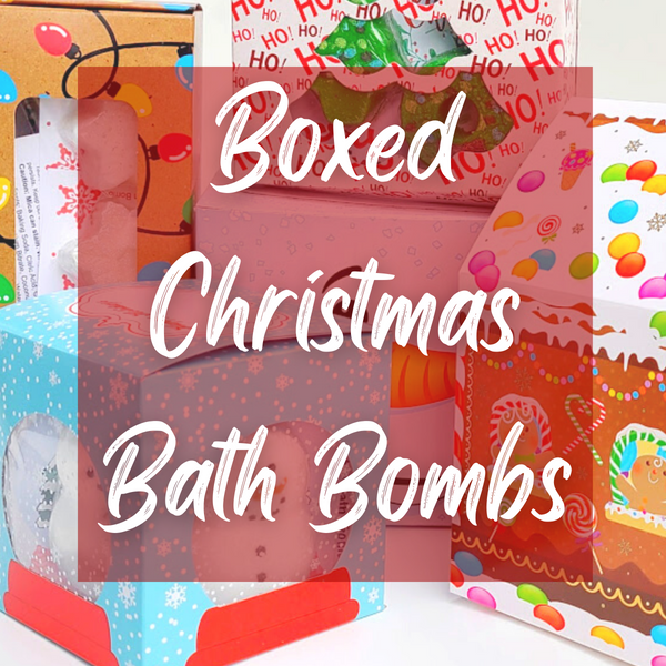 Mini Christmas Bath Bombs, Christmas Gifts, stocking stuffer, stocking stuffer for kids, stocking stuffers, Christmas bath bombs, gift box