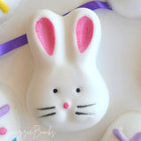 1 XL White Bunny Bath Bomb, Easter basket stuffer, for boys, for girls, for kids, Easter basket fillers, Easter gifts, Easter bunny