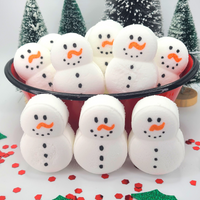 Snowman Bath Bombs, Stocking Stuffers, stocking stuffer, stocking stuffers for kids, stocking stuffers for women, SnazzieBombs