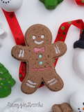 Gingerbread Man, Christmas Bath Bombs, Stocking stuffers for kids, kids stocking stuffer, bath bombs for kids, kids bath bomb