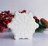 Snowflake Bath Bombs, Christmas Bath Bomb, Stocking stuffers, stocking stuffer, bath bombs, for women, for kids