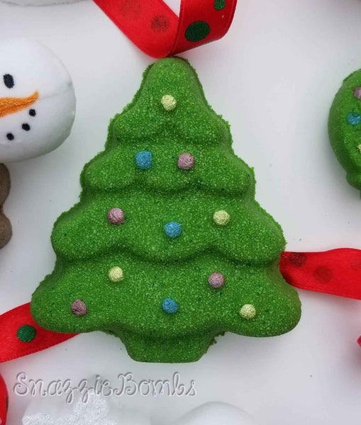 Christmas Tree Bath Bomb, Christmas Gifts, stocking stuffer, stocking stuffers, stocking stuffers for kids, Christmas bath bombs